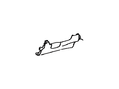Toyota 55045-35140-E0 Panel Sub-Assy,  Instrument Panel Finish,  Lower