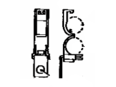 Toyota 82711-20490 Clamp, Wiring Harness