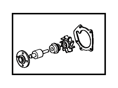 Toyota 04161-28011 Pump Kit, Water