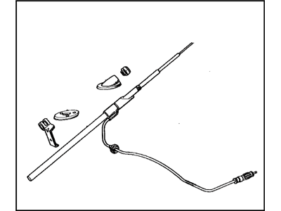 Toyota 86300-12181 Antenna Assembly, W/Holder