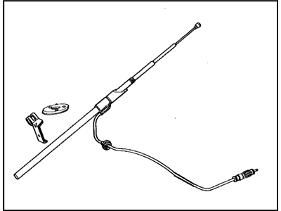 Toyota 86301-12180 Pole Sub-Assembly, Antenna
