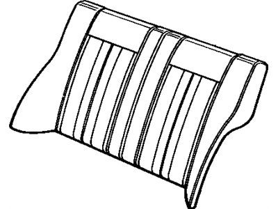 Toyota 71077-13222-03 Cover, Rear Seat Back (For Bench Type)