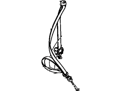 73230-12100-01 Toyota Belt Assembly, Front Seat Inner, Passenger Side Illustration 1 of 1