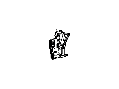 Toyota 61022-12280 Pillar Sub-Assembly, Front Body, Driver Side