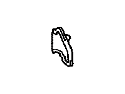 Toyota 53154-42010 Guide, Radiator Grille Side Air, Driver Side