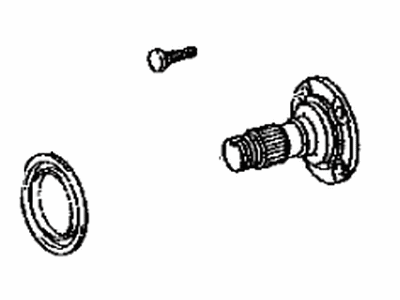 Toyota 36202-42011 Shaft Sub-Assembly, Transfer Output, Rear