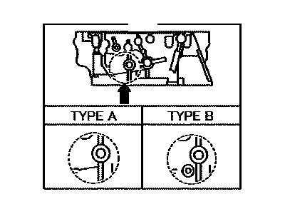 Toyota 11101-39536 Head Sub-Assy,  Cylinder