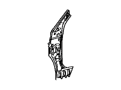 Toyota 61024-0R010 Pillar, Front Body, Upper Inner Driver Side