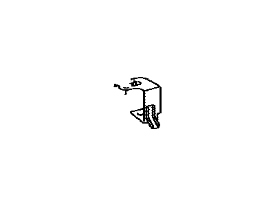 Toyota 47351-0R010 Bracket, Flexible Hose 47351-0R010 Toyota Bracket, Flexible Hose Illustration 1 of 1