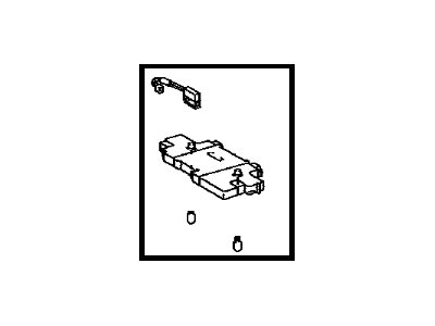 Toyota 82704-42040-B0 Block, Overhead Junction, Passenger Side 82704-42040-B0 Toyota Block, Overhead Junction, Passenger Side Illustration 1 of 1