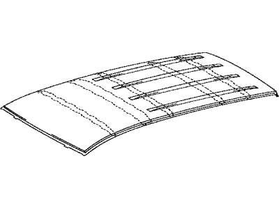 63111-0R010 Toyota Panel, Roof Illustration 1 of 1