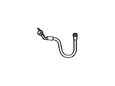 Toyota 90947-A2044 Flex Hose, Passenger Side
