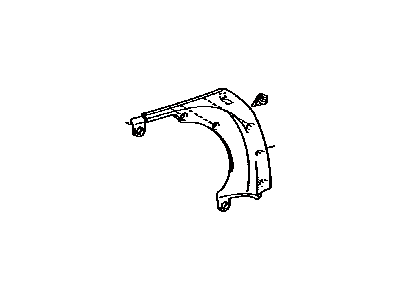 Toyota 76827-42020 Retainer,  Back Door Garnish,  NO.2