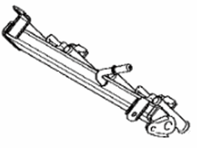 23814-25021 Toyota Pipe Sub-Assembly, Fuel Delivery Illustration 1 of 1