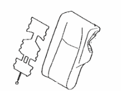 Toyota 71078-0R230-C3 Cover, Rear Seat Back, Driver Side(For Separate Type)