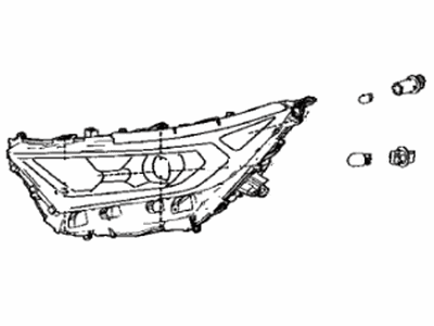 Toyota RAV4 Headlight - 81150-0R440