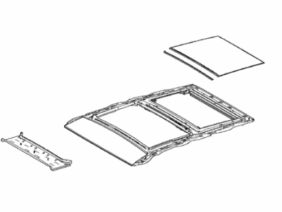 63233-42050 Toyota Panel, Sliding Roof Housing Illustration 1 of 1