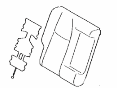 Toyota 71077-0R230-C4 Cover, Rear Seat Back, Passenger Side (For Separate Type)
