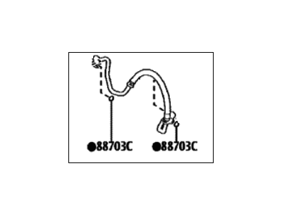 Toyota 88711-F6030 Discharge Hose