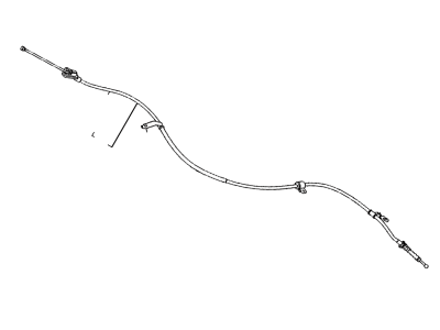 Toyota Matrix Parking Brake Cable - 46430-02151