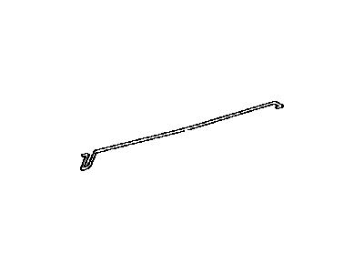 Toyota 64532-02201 Bar, Luggage Door Hinge Torsion, Driver Side