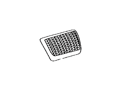 Toyota 47121-42010 Pad, Brake Pedal