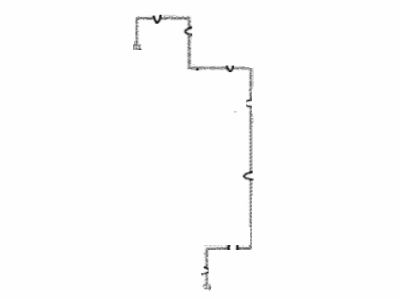 Toyota 47311-02700 Tube,  Front Brake,  NO.1