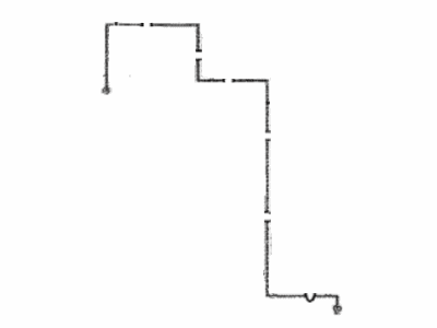 Toyota 47318-02590 Tube,  Front Brake,  NO.8