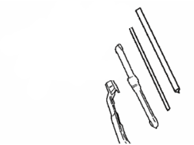 Toyota 85212-F4010 Blade,  Front Wiper,  RH