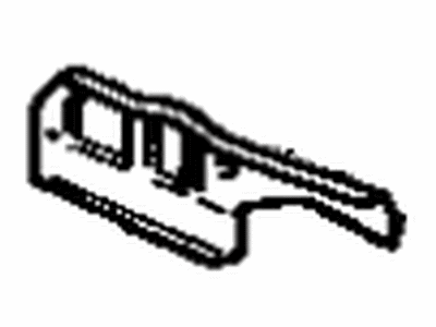 Toyota 57418-28010 Reinforcement, Front Floor Under, Driver Side
