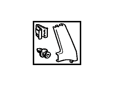 Toyota 62474-87002-15 Board,  Rear Pillar,  LH