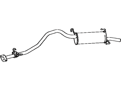 Toyota Van Muffler - 17430-73161