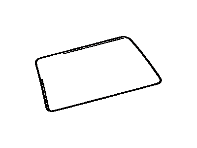 Toyota 62713-87007 Glass, Side Window, Rear Passenger Side