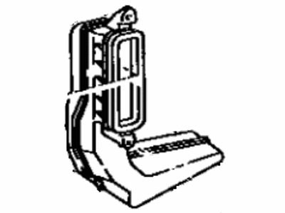 Toyota 87212-28010 Duct Assembly, Heater Air, Rear