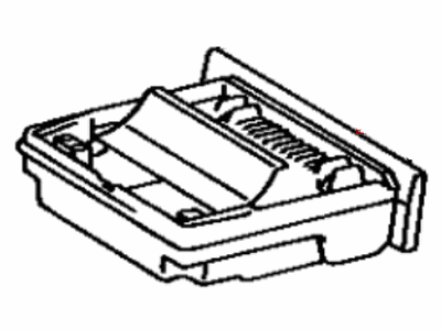 Toyota 74102-87001-02 Receptacle Assembly, Front Ash
