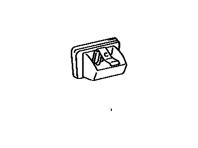 Toyota 74105-10010-34 Receptacle Sub-Assembly, Rear Ash