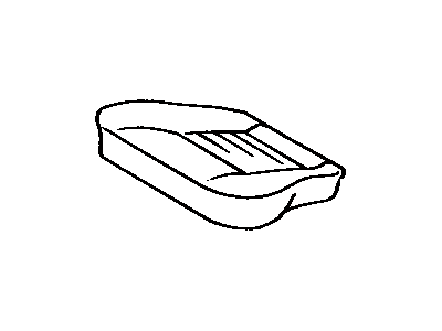 Toyota 71072-28020-04 Cover, Front Seat Cushion, Driver Side(For Separate Type)