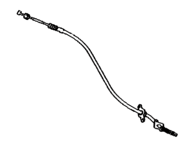 46430-28131 Toyota Cable Assembly, Parking Brake Illustration 1 of 1