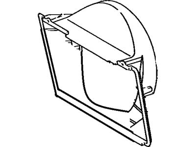 1988 Toyota Van Fan Shroud - 16711-73040