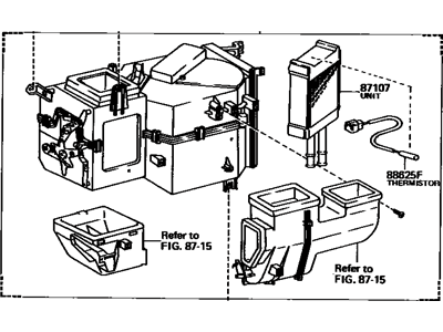 Toyota 87150-28010 Heater Assembly