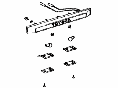 Toyota 81270-87004 License Lamp