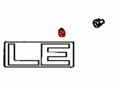 Toyota Van Emblem - 75441-28020