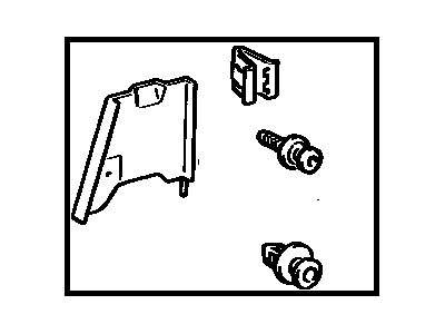 Toyota 62042-28010-05 Garnish, Center Pillar, Lower Driver Side