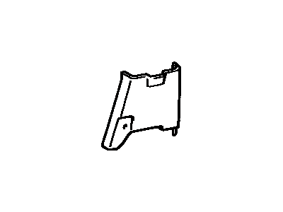 Toyota 62041-28010-05 Garnish, Center Pillar, Lower Passenger Side