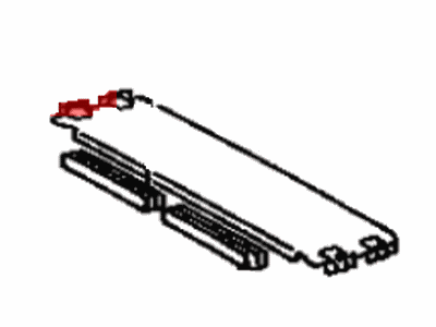 Toyota 63048-95702-13 Base Sub-Assembly, Sunshade Trim, Front