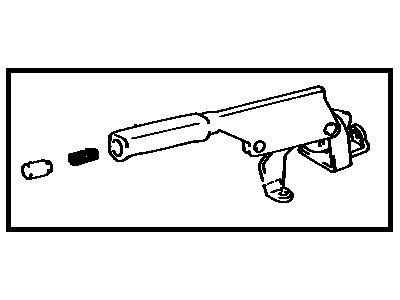 46201-28021-03 Toyota Lever Sub-Assembly, Parking Brake Illustration 1 of 1