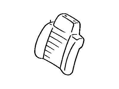 Toyota 71074-47270-E2 Cover, Front Seat Back, Driver Side(For Separate Type)
