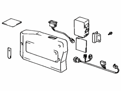 Toyota 88604-28011-04 Panel Sub-Assembly, Cooler Control