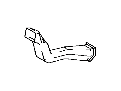 Toyota 55085-28010 Duct, Air, Side Driver Side