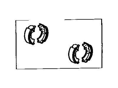 Toyota Van Brake Shoe Set - 04495-30090